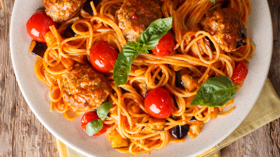 Špagete milaneze i domaće ćufte