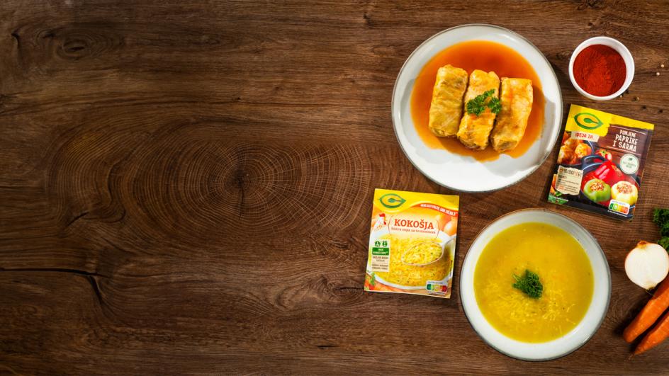 C sarma i pileća supa