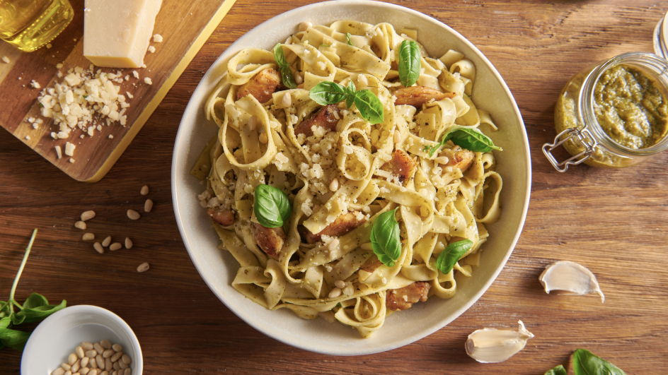 Pesto pasta sa piletinom
