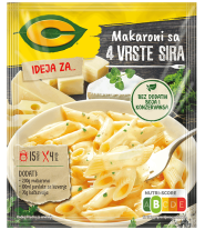 C ideja za makarone 4 vrste sira kesica 30g