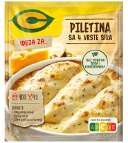 C ideja za piletinu 4 vrste sira kesica 32g