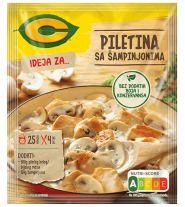 C ideja piletina sa šampinjonima kesica 42g 