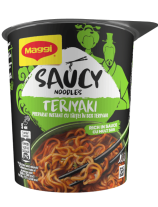 MAGGI Saucy Noodles, instant rezanci sa ukusom Teriyaki sosa, čaša, 75 g
