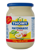 THOMY majonez, staklena tegla 761 g (611 g + 150 g gratis)