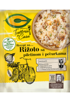 C Trattoria a Casa Recept za Rižoto sa piletinom i pečurkama 40g