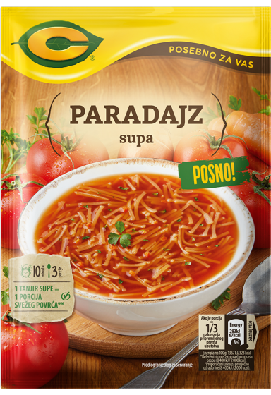 C paradajz supa kesica
