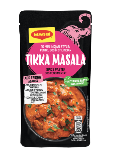 MAGGI Tikka Masala Sos condimentat pentru sos în stil indian