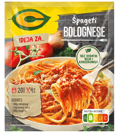 C ideja za špagete bolonjeze