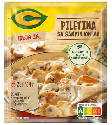  C ideja piletina sa šampinjonima kesica
