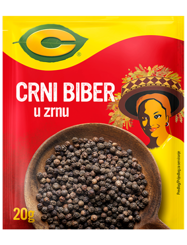 C Crni biber u zrnu, kesica 20g FOP