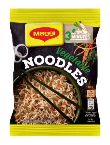 MAGGI Noodles, instant rezanci sa povrćem, kesica 59.2g_FOP