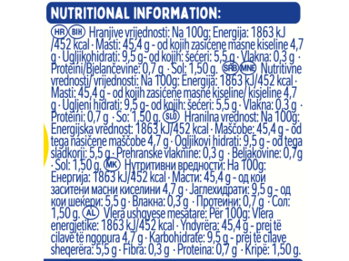 THOMY Garlic majoneazni sos, kesica 80 g_ingredients