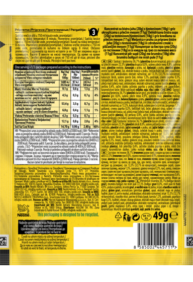 MAGGI Švajcarska supa, kesica 49 g ingredients