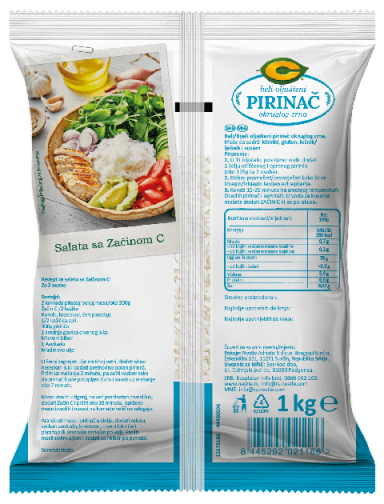 3D C pirinac Okruglo zrno 1000g BOP