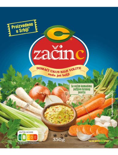 Začin C univerzalni začin (dodatak jelima sa povrćem), kesica, 350g_FOP