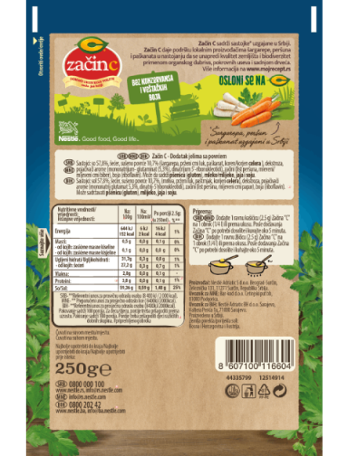 Začin C univerzalni začin (dodatak jelima sa povrćem), kesica, 250g_BOP1