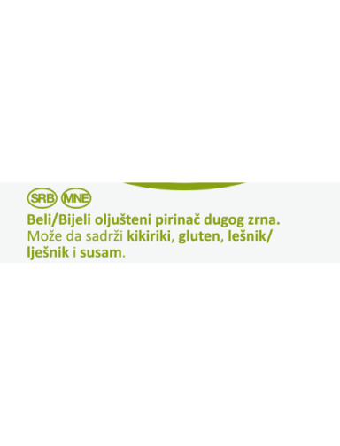C Pirinač dugo zrno 1000g - ingredients
