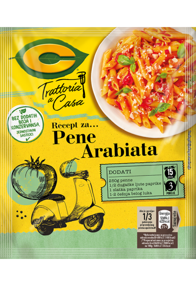 smeša i recept za pene arabiata