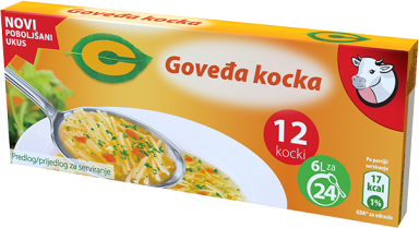 C goveđi bujon, kocka 132g