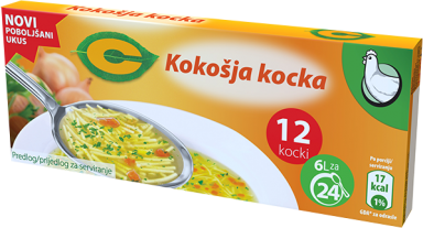 C pileći bujon, kocka 132g