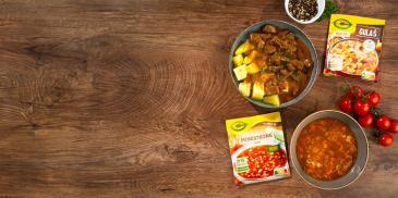 C gulaš i minestrone supa